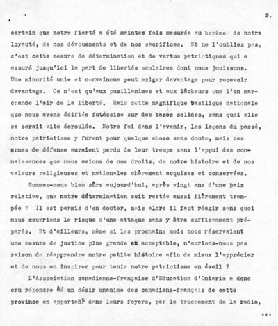 Texte de la premi&egrave;re causerie