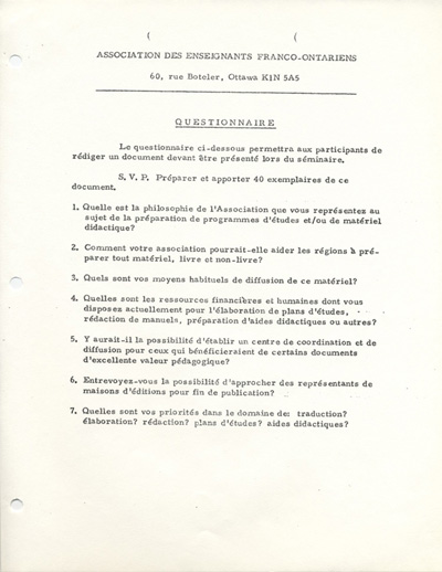 Questionnaire