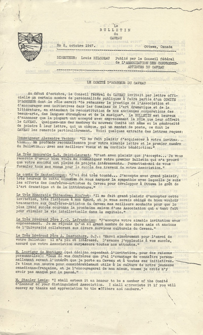 Le Bulletin du Caveau (1947)