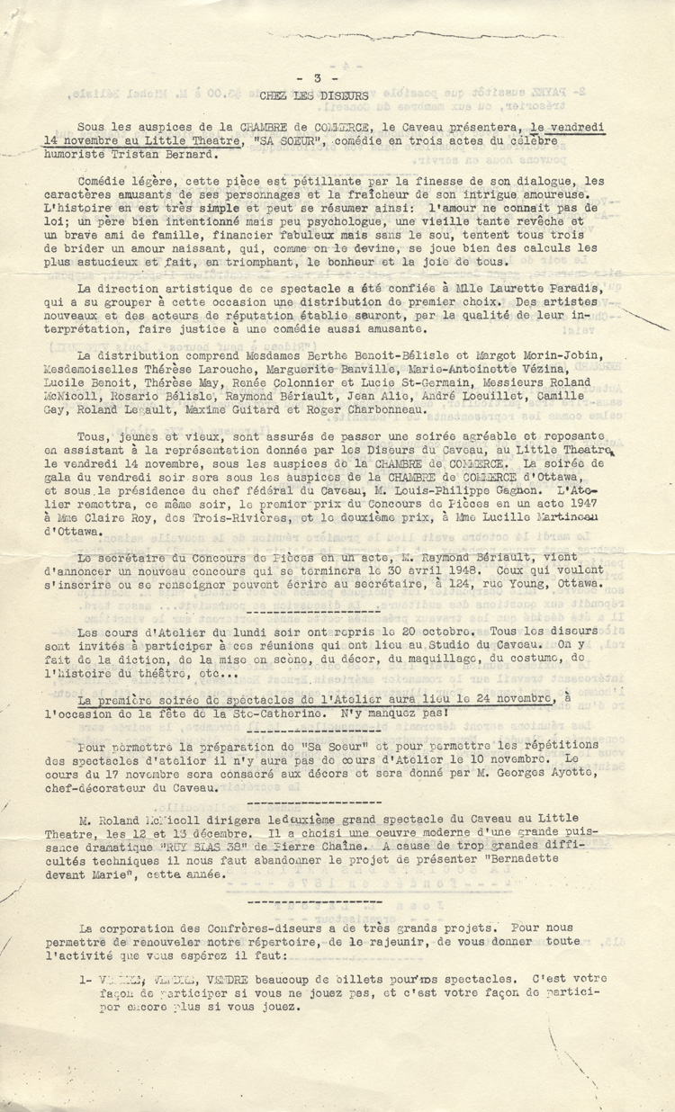 Le Bulletin du Caveau (1947)