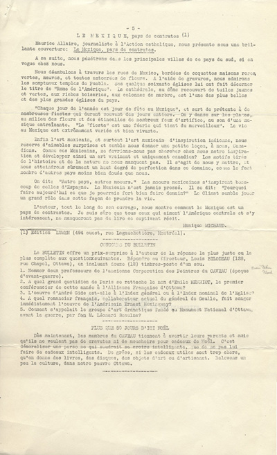 Le Bulletin du Caveau (1947)