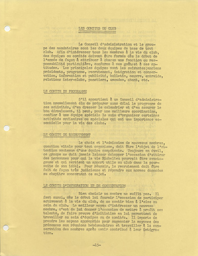 Le pr&eacute;sident et son club. Cahier de charges et manuel pratique
