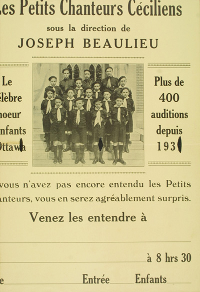 Programme du spectacle du 21 avril 1938
