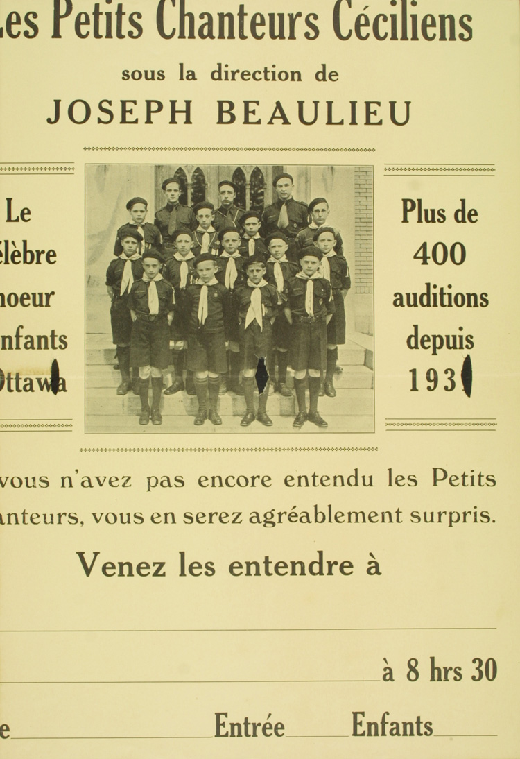 Programme du spectacle du 21 avril 1938