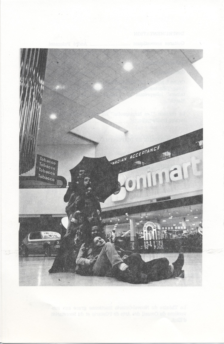 Programme de la pi&egrave;ce de th&eacute;&acirc;tre La Vie et les temps de M&eacute;d&eacute;ric Boileau (1973)