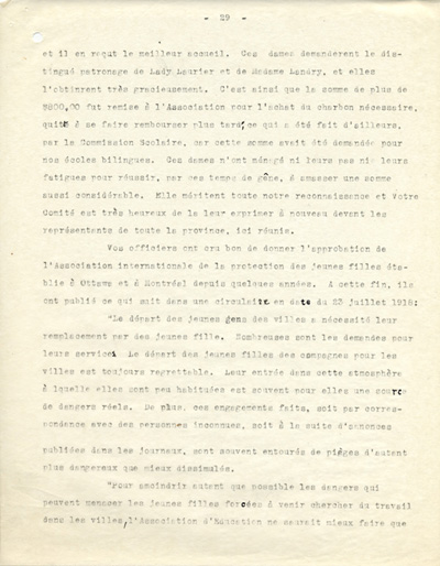 Rapport du Comit&eacute; ex&eacute;cutif au congr&egrave;s g&eacute;n&eacute;ral de l'ACFEO