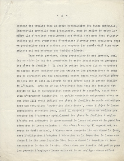 Allocution du S&eacute;nateur Napol&eacute;on-Antoine Belcourt