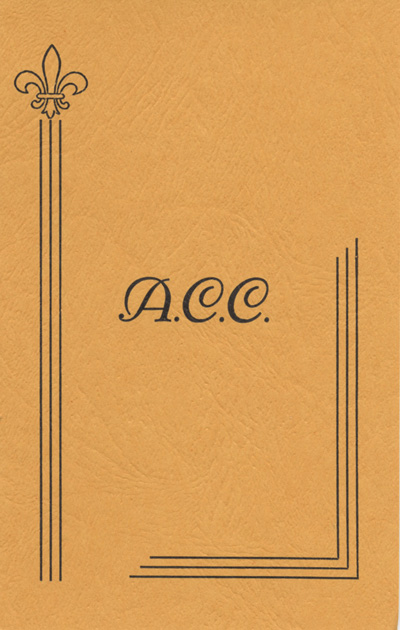 Carnet de d&eacute;l&eacute;gu&eacute; du 12e congr&egrave;s g&eacute;n&eacute;ral de l'Ordre de Jacques Cartier (OJC)