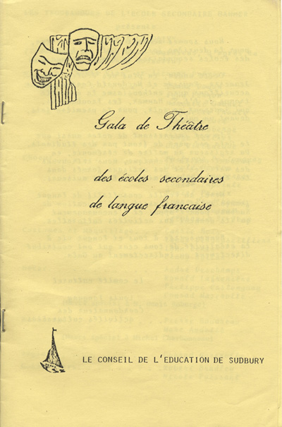 Gala de th&eacute;&acirc;tre des &eacute;coles secondaires de langue fran&ccedil;aise (1981)