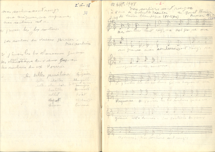 Mes souliers sont rouges