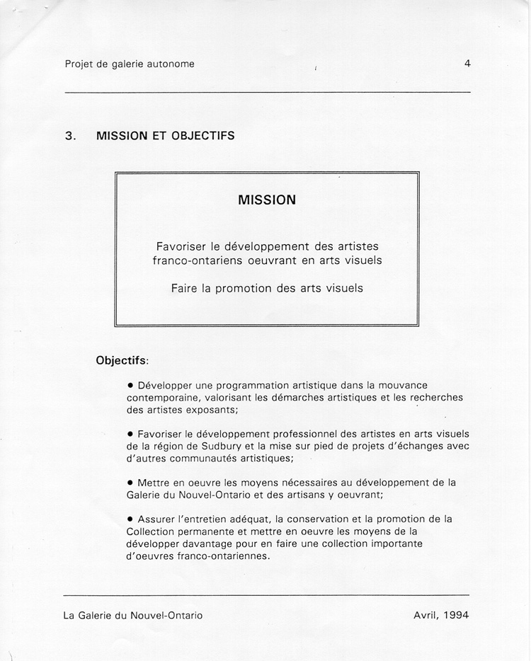 Projet de galerie autonome