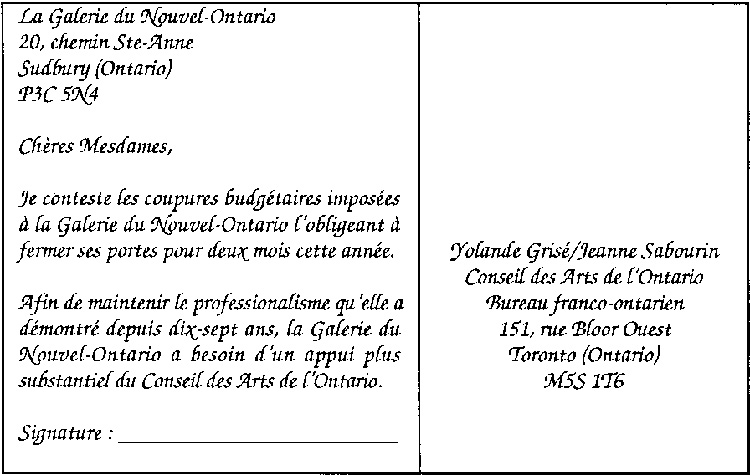 Carte postale (verso)