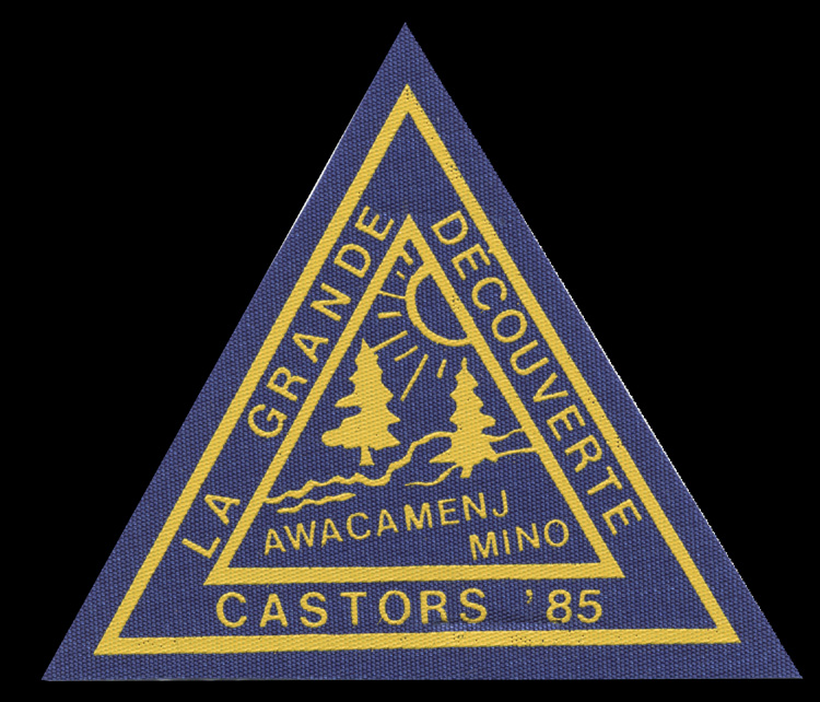 &Eacute;cusson triangulaire du camp des castors (7-8 ans)