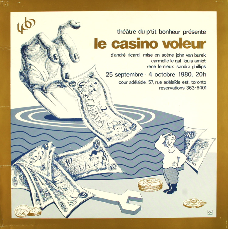 Affiche de la pi&egrave;ce Le Casino voleur (1980)
