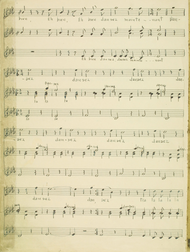 &laquo;&nbsp;La Cigale et la fourmi &raquo; mis en musique par Joseph Beaulieu