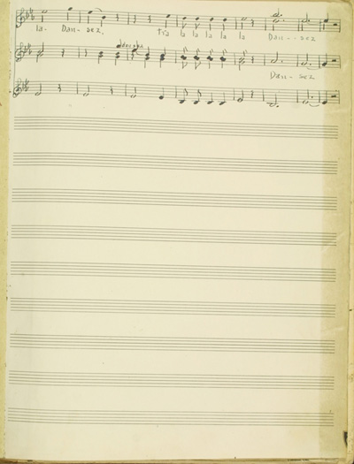 &laquo;&nbsp;La Cigale et la fourmi &raquo; mis en musique par Joseph Beaulieu