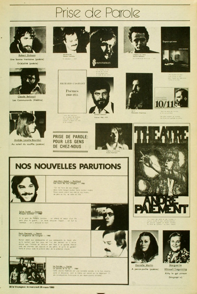 section sp&eacute;ciale paru dans Le Voyageur