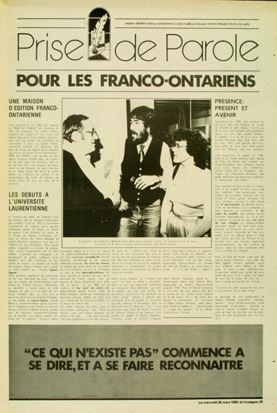 section sp&eacute;ciale paru dans Le Voyageur