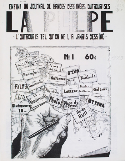 La Pulpe, page couverture du premier num&eacute;ro