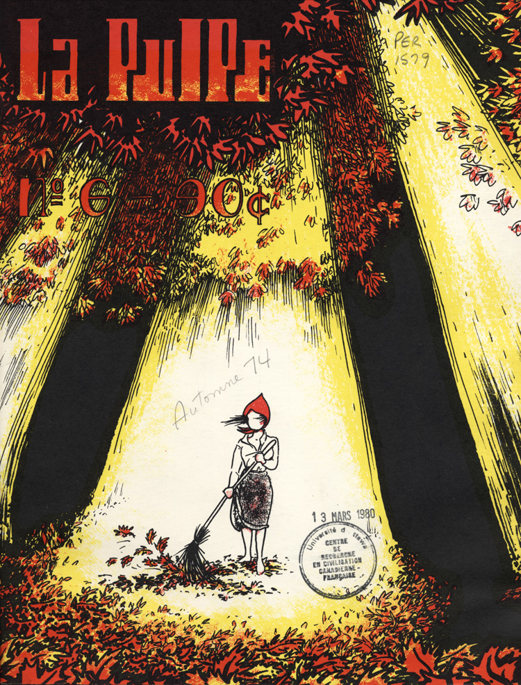 La Pulpe, page couverture du sixi&egrave;me num&eacute;ro