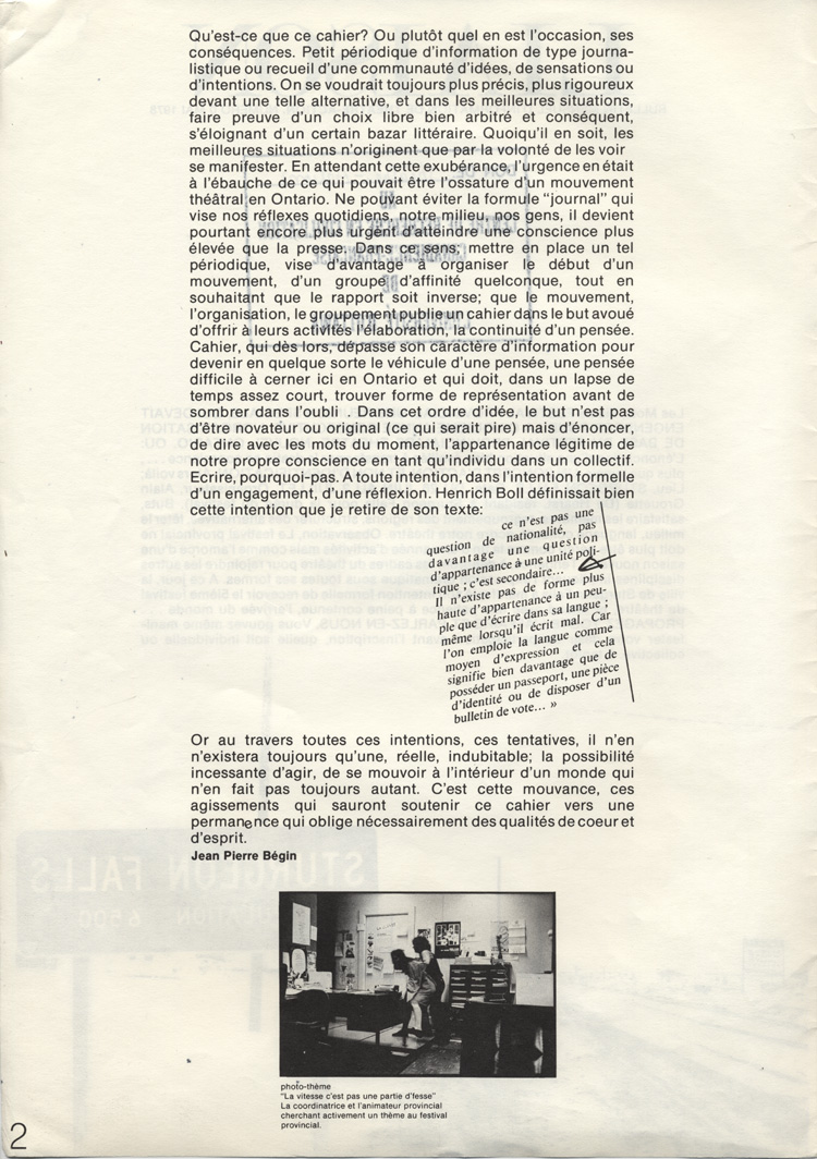 Liaison num&eacute;ro 0 (mai 1978)