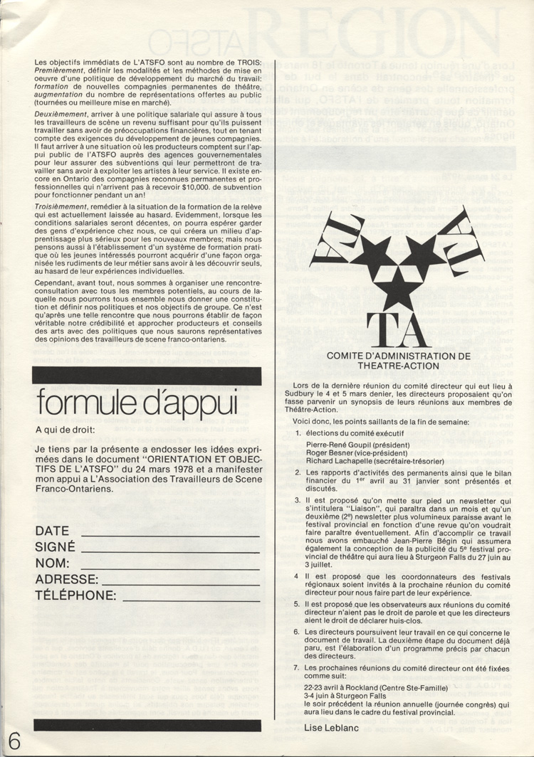 Liaison num&eacute;ro 0 (mai 1978)