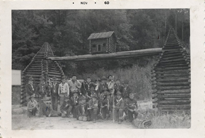 Camp d'&eacute;t&eacute; scout du groupe Saint-Dominique (1960)