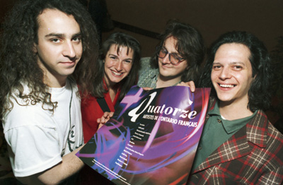 Lancement de la compilation Quatorze artistes de l'Ontario fran&ccedil;ais (1993)
