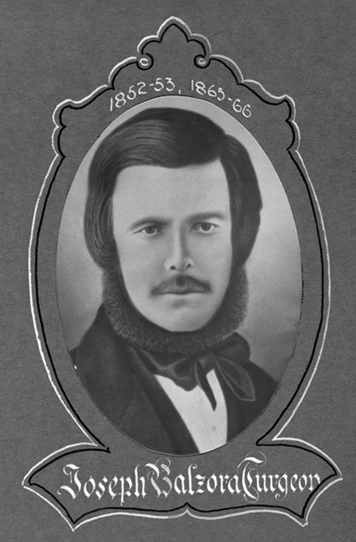 Reproduction d’une photographie de Joseph Balzora Turgeon, fondateur de l’Institut canadien-fran&ccedil;ais d’Ottawa et premier maire francophone d’Ottawa, ca 1853. 